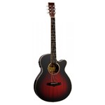 Tanglewood TW4TLCEAVB Winterleaf Thinline Super Folk Electro Autumn Vintage Gloss