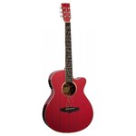 Tanglewood TW4CER Winterleaf Super Folk Red Gloss