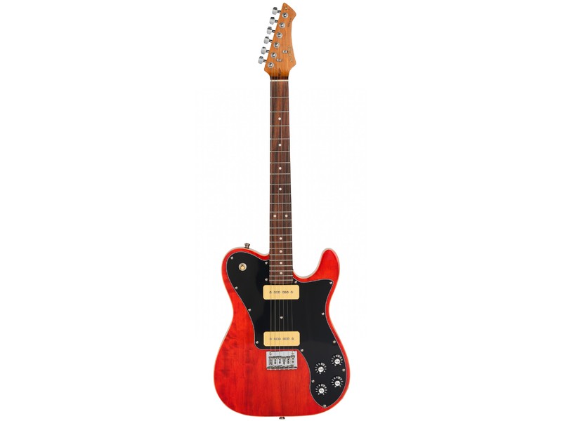 Tanglewood Northstar Pro NSP2NA Single Cut P90 Natural Dark Stain