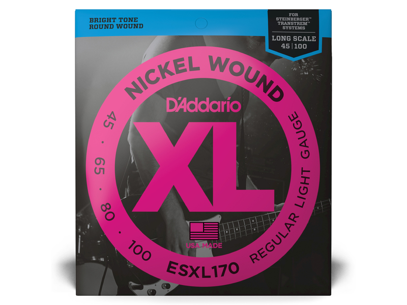 DAddario 45-100 Regular Light Double Ball End, Long Scale, XL Nickel Bass Strings