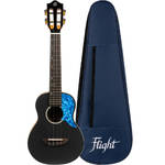 Flight Iris Concert Ukulele - Black
