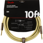 Fender Deluxe Series Instrument Cable, Straight/Straight, 10ft 3M, Tweed