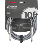 Fender Contour Instrument Cable, Inca Silver, 10 ft 3 M