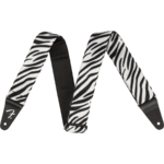 Fender Wild Zebra Print Strap, 2"