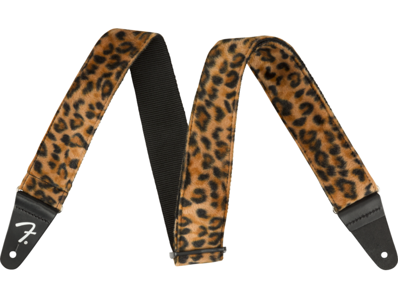Fender Wild Leopard Print Strap, 2"