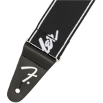 Fender WeighLess 2" Strap Black/White