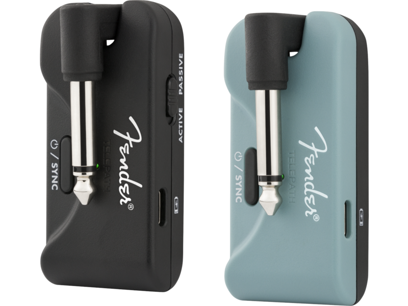 Fender Telepath Wireless System, Mystic Ice Blue and Black