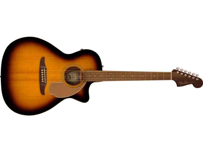 Fender Newporter Player, Walnut Fingerboard, Gold Pickguard, Sunburst