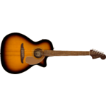 Fender Newporter Player, Walnut Fingerboard, Gold Pickguard, Sunburst