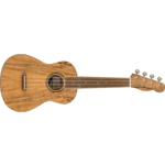 Fender Zuma Exotic Concert Ukulele, Walnut Fingerboard, Spalted Maple