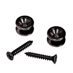 DAddario Solid Brass End Pins - Black (Pair)