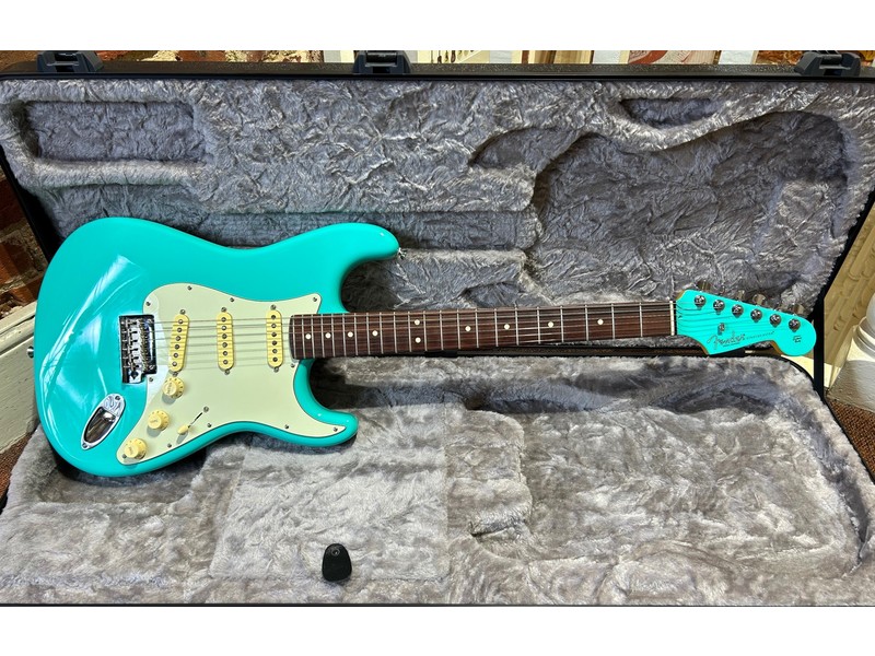 Pre Loved Fender Ltd Edition American Pro II Stratocaster Seafoam Green Matching Headstock