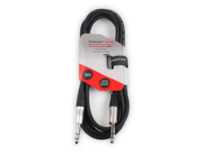 Stagecore Cable CORE 161 6.3mm Stereo Jack - 6.3mm Stereo Jack 3m