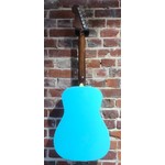 Pre Loved Fender Malibu Player Parlour Electro Acoustic in Aqua Splash Inc Case
