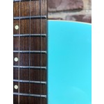 Pre Loved Fender Malibu Player Parlour Electro Acoustic in Aqua Splash Inc Case