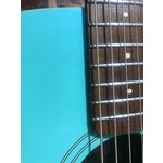 Pre Loved Fender Malibu Player Parlour Electro Acoustic in Aqua Splash Inc Case