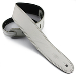 DSL Leather 2.5" reversible Strap White/Black