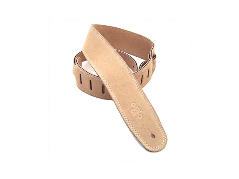 DSL Suede 2.5" 3 layer Beige Strap