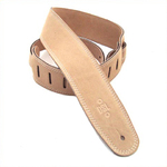 DSL Suede 2.5" 3 layer Beige Strap