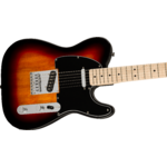 Squier Affinity Series Telecaster, Maple Fingerboard, Black Pickguard, 3-Color Sunburst	