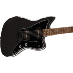Squier FSR Affinity Series Jazzmaster, Laurel Fingerboard, Black Pickguard, Black Hardware, Matching Headstock, Metallic Black