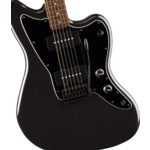 Squier FSR Affinity Series Jazzmaster, Laurel Fingerboard, Black Pickguard, Black Hardware, Matching Headstock, Metallic Black