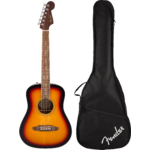 Fender California Standard Redondo Mini with Bag, Spruce Top, 3-Color Sunburst