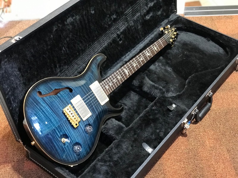 Pre Loved PRS 2010 Custom 22 Hollowbody 10 Top Wide Fat Neck Blue