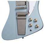 Epiphone 1963 Firebird V Maestro Vibrola Frost Blue Inc Hard Case