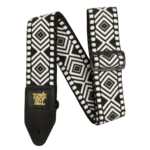 Ernie Ball Jacquard Strap in White Savannah