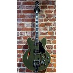 Pre Loved Epiphone ES-355 Shinichi Ubukata Olive Drab Inc Hard Case