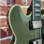 Pre Loved Epiphone ES-355 Shinichi Ubukata Olive Drab Inc Hard Case