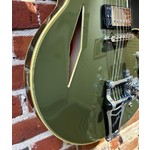Pre Loved Epiphone ES-355 Shinichi Ubukata Olive Drab Inc Hard Case