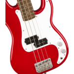 Squier Mini Precision Bass, Laurel Fingerboard, White Pickguard, Dakota Red