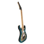 SPIRA S-457 PTS 7-String Multiscale Electric Guitar, Blue Green Burst