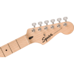 Squier Sonic Stratocaster, Maple Fingerboard, White Pickguard, Black