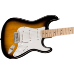 Squier Sonic Stratocaster, Maple Fingerboard, White Pickguard, Two Colour Sunburst