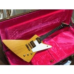 Pre Loved Epiphone Inspired by Gibson Custom 1958 Korina Explorer, Aged Natural inc Hard Case