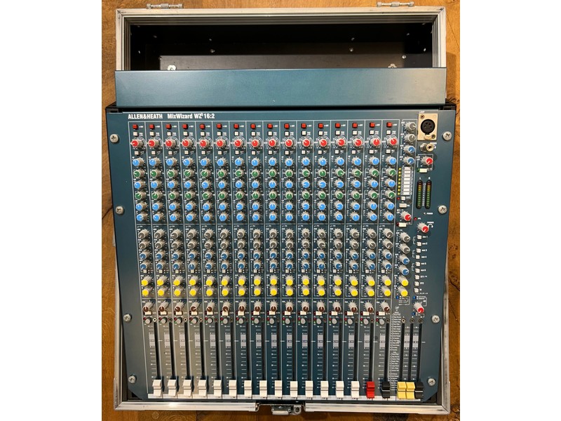 Pre Loved Allen & Heath MixWizard WZ3 16:2 Mixer Inc Flight Case
