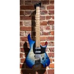 Pre Loved Ibanez QX54QM-BSM Headless Guitar Blue Sphere Burst Matte
