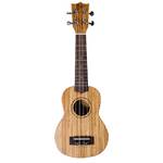 Flight DUS322 Soprano Ukulele - Zebrawood (+ Bag)