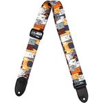 Flight Polyester Ukulele Strap - Cats