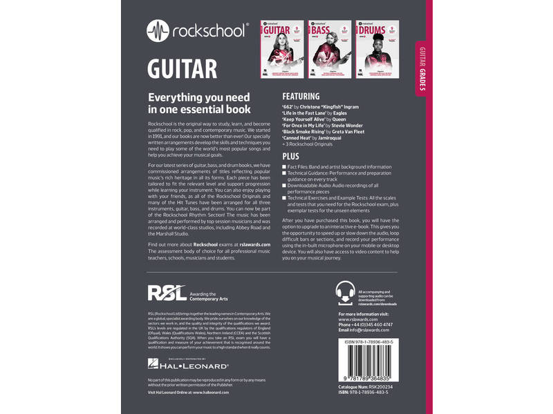 Rockschool Guitar Grade 5 (2024)