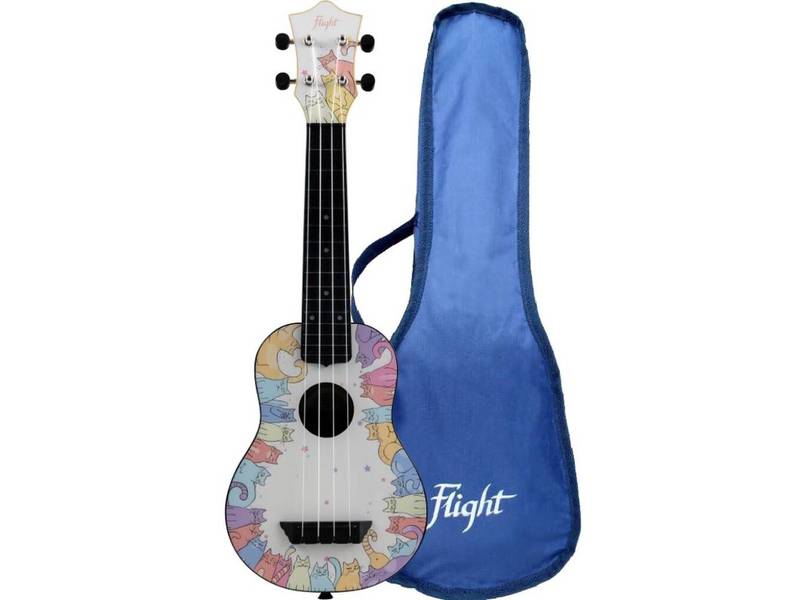 Flight TUS40 ABS Travel Soprano Ukulele - Kitty