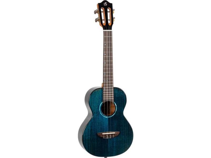 Flight Iris Tenor Tinta Ukulele - Trans Blue