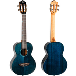 Flight Iris Tenor Tinta Ukulele - Trans Blue