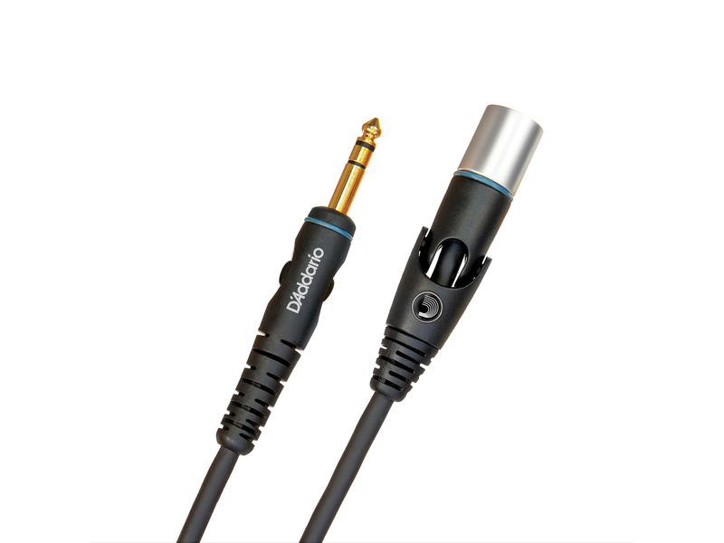 DAddario 1/4"TRS -XLR-M 10ft/3m