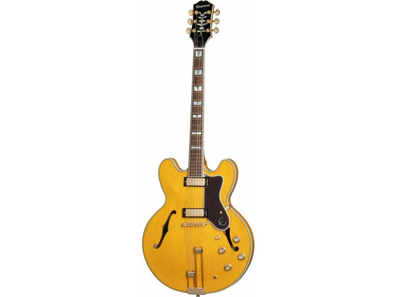 Epiphone Sheraton Semi Hollow - Vintage Natural Inc Premium Bag