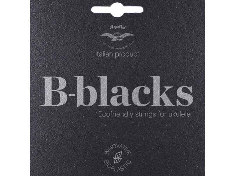 Aquila Aquila B-Blacks Ukulele Set, GCEA,Tenor, Low G
