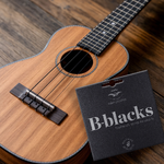 Aquila Aquila B-Blacks Ukulele Set, GCEA,Tenor, Low G